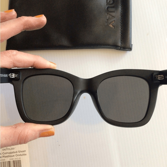 NEW! Quay After Hours black matte sunglasses